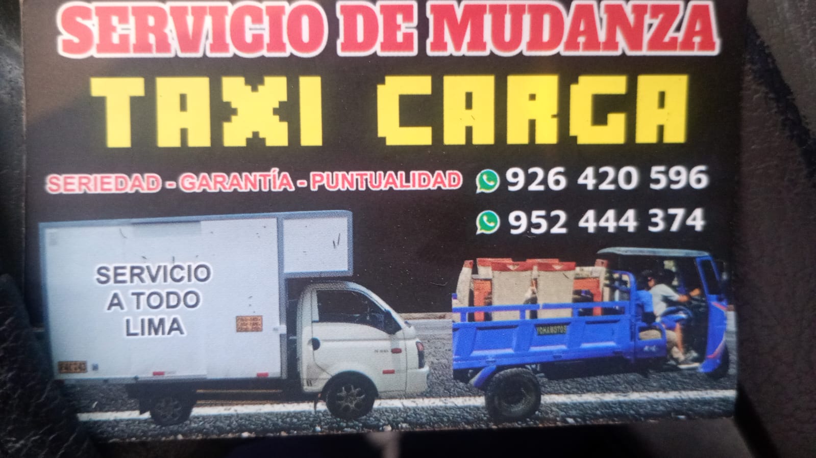 Mudanza a nivel lima