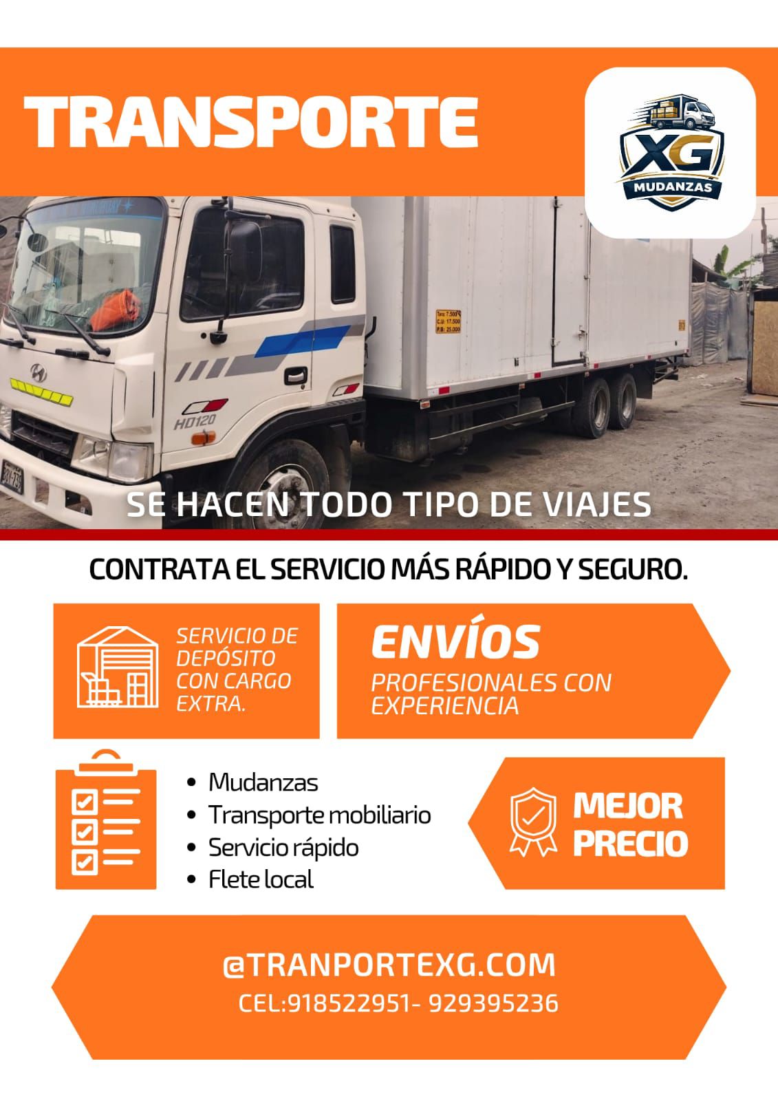 Transportes de Carga y Mudanza XG